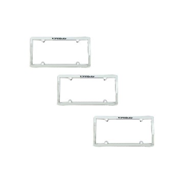 Plastic License Plate Frame Chrome Plated with 4 holes